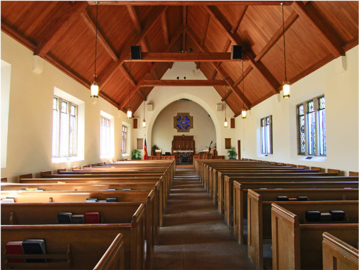 Inside of a church
